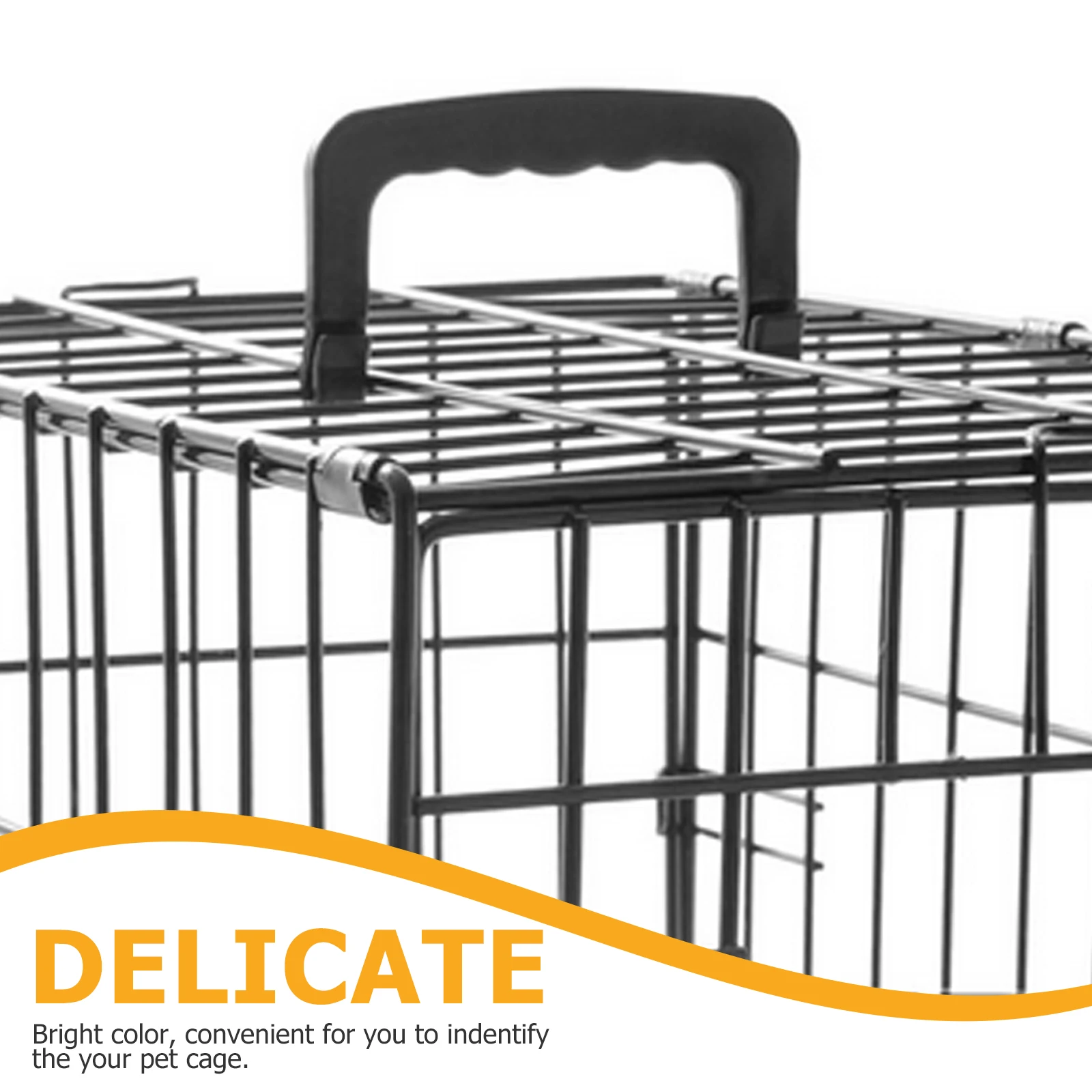 

4pcs Take-out Cage Handle Plastic Replacement for Dog Birdcage Rabbit Crate Smooth Durable Pet Accessories Outdoor Use Hamster
