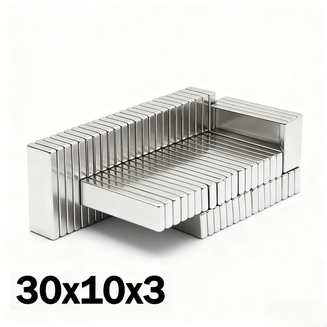 30x10x3mm Super Strong Magnet N35 Block Magnetic NdFeB Neodymium Magnet Powerful Disc imanes Refrigerator Magnets
