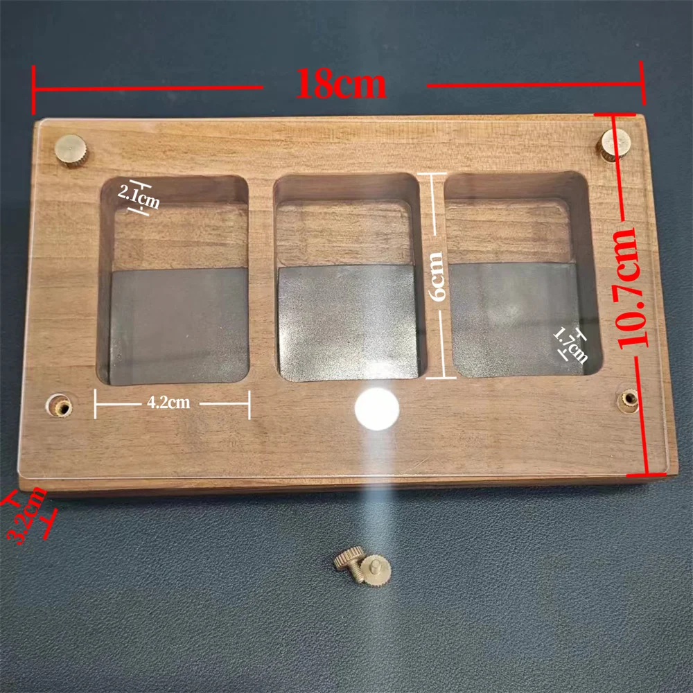 Handmade Solid Wood Lighter Display Case for Zippo Zorro Lighter Collection Protection Box Lighters Smoking Accessories