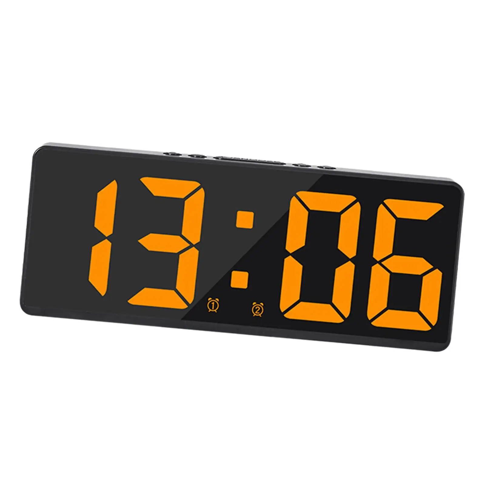 Digital Clock Alarm LED Display Multifunction Bedside Table Clock with Date Temperature for School Office