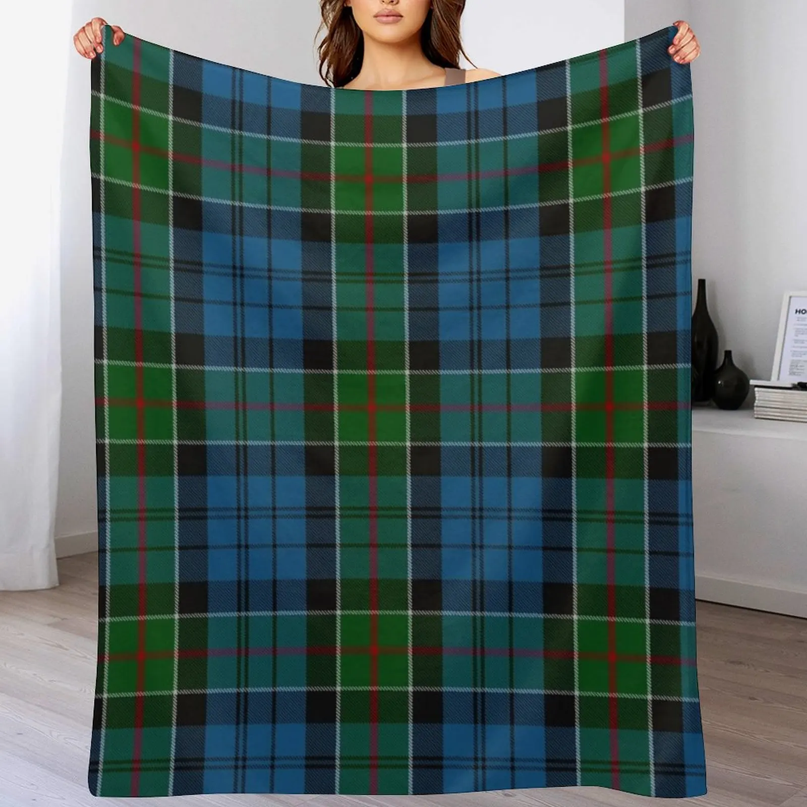 

Kirkpatrick Tartan Throw Blanket Spring Fall Cozy Throw Blanket for Couch