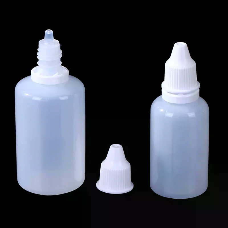 5/10/15/20/30/50 ml Leere Kunststoff Tropfflasche Farbe Schönheit Öl Squeezable nachfüllbare Flasche Kosmetik Lagerung Flaschen