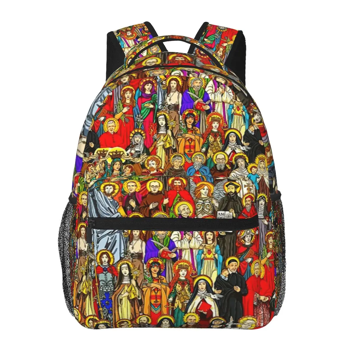 

Saints, All Saints, Catholic Saints Backpack for Girls Boys Travel RucksackBackpacks for Teenage school bag