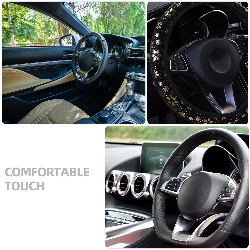 

Steering Wheel Durable Heat Resistant Auto Steering Wheel Protector Car Accessory Universal Protector Fashion Driving