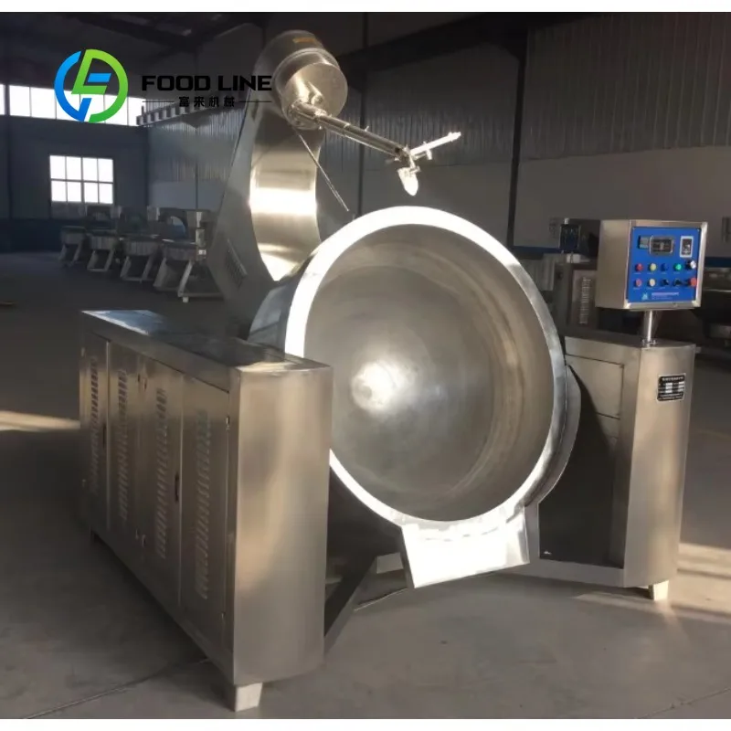 Customize New Product Stirring Wok High Viscosity Products Automatoic Steam Planetary Stirring Pan Hot Sales Stirring Pot