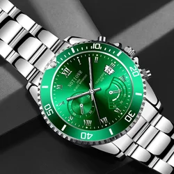 NOTIONR 2024 Men's Hot Selling Sports Watch Men's Full Calendar Leisure Business Watch Men's Steel Belt Night Light Watch