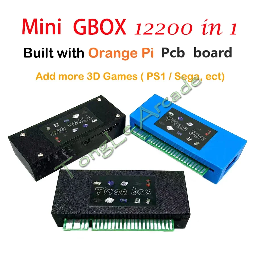 3D Super Jamma Arcade Board 11884 in 1 Upgrade To 12200 PCB Titan Box HDMI Output for Fighting Game Cabinet Machine Orange Pi PC