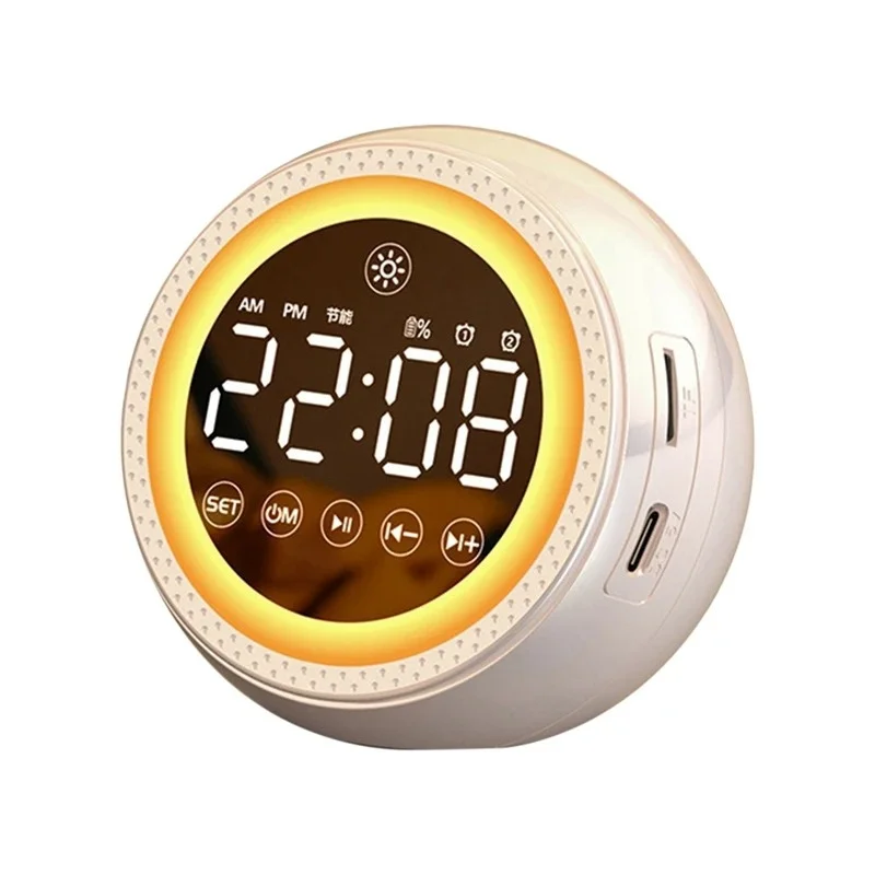 2025 تك سمّاعات بلوتوث AI مع شاشة ساعة الطقس الذكية مكبر صوت AI دراسة العمل المنزلي لشاومي هواوي آيفون الدردشة الصوتية #1