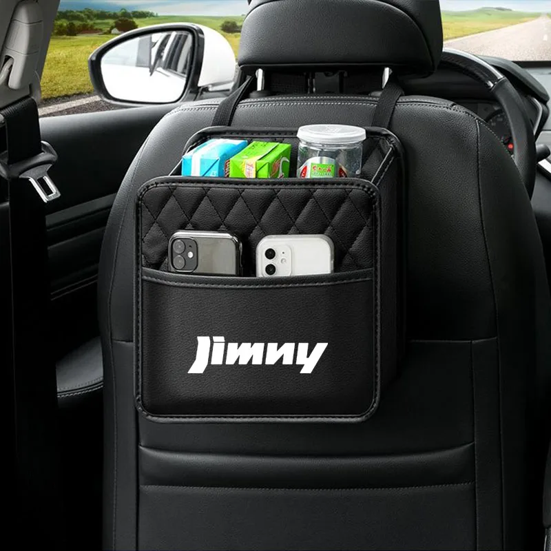 Auto Seat Back Multi-Pocket Hanging Organizer Collector Storage for Suzuki Jimny Car Accessorie Protectors for Trip Kids Travel