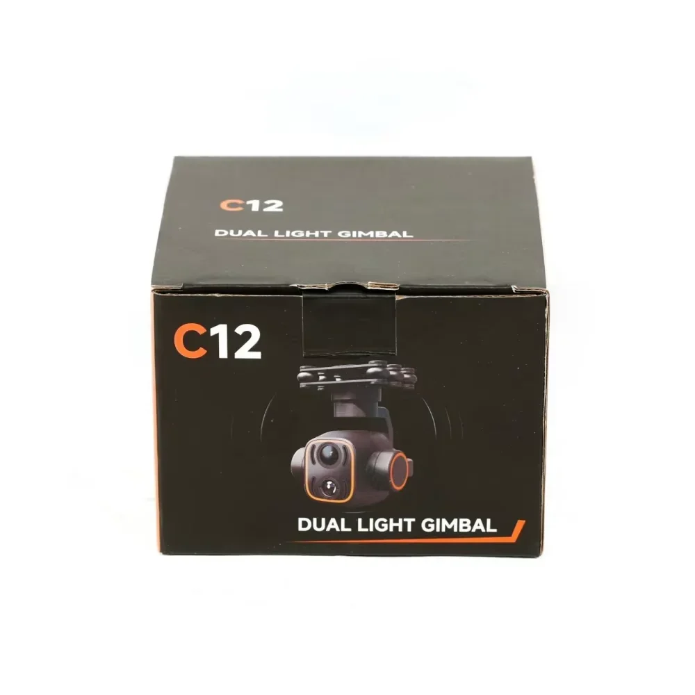 2025 جديد C12 2K HD التصوير الحراري 3-محور استقرت المزدوج ضوء Gimbal مقلوب الديناميكي Dr-one RC 8g بطارية الجسم البلاستيكية 2.4 جيجا هرتز