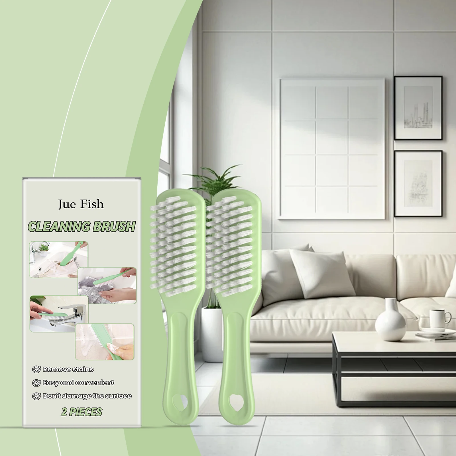 Shoe Cleaning Brush - แปรงทำความสะอาดอเนกประสงค์ สำหรับใช้ทำความสะอาดในบ้าน เช่น รองเท้า อ่างล้างจาน ผนัง