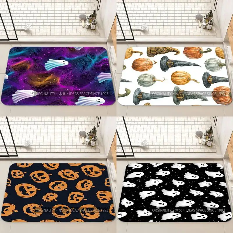 

Ghosts in Wavy Patterns Living Room Decoration Home Sofa Non-Slip Carpet Study Bedroom Tatami Children'S Soft Floor Mat