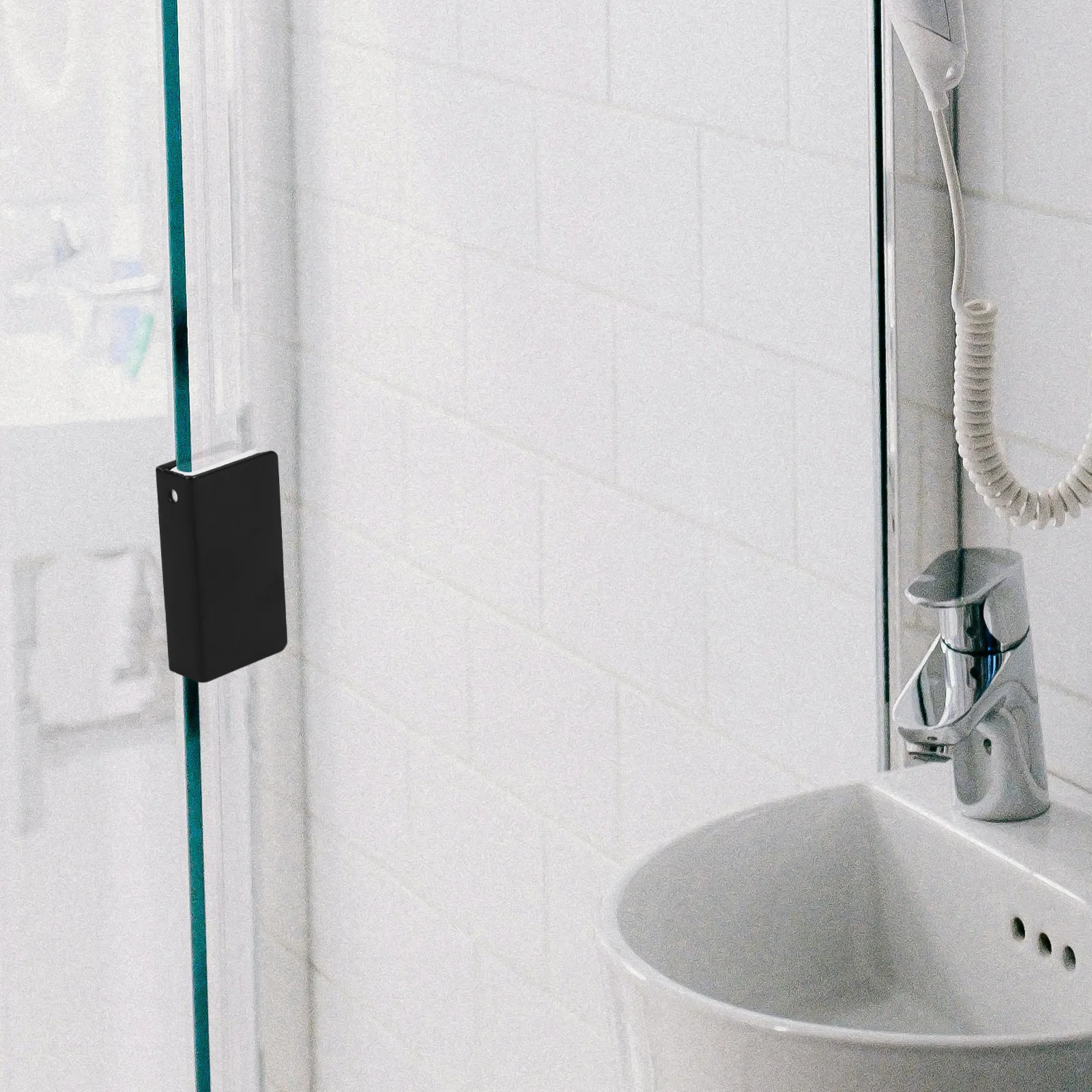 

4pcs Glass Latch Clip Stainless Steel Cabinet Door Latch Replacement Glass Door Clamp For Bathroom Cabinet Hinge Accessory