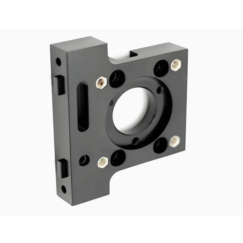 Kundenspezifische Präzisions-CNC-Bearbeitung, Drehen, Fräsen, Aluminium-Schraubenstangenlagergehäuse, CNC-gefräste Teile