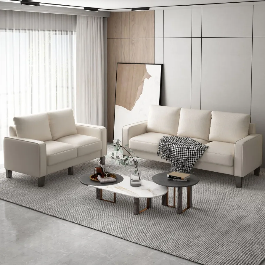 

Modern Living Room Furniture Sofa in Fabric 2+3 Seat