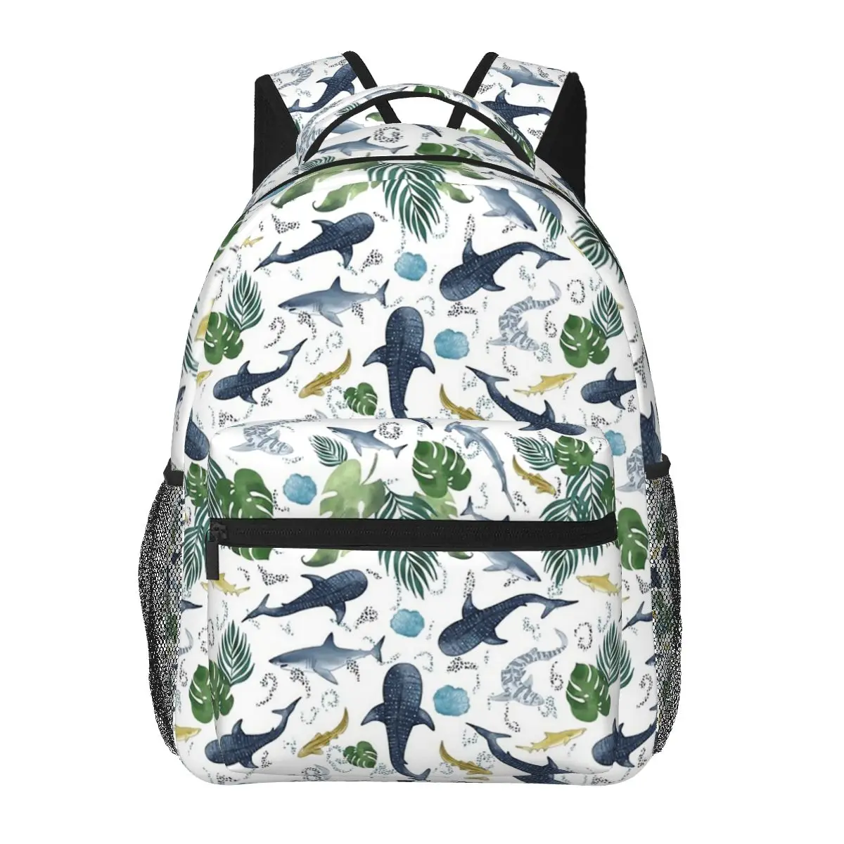 

Shark Reef Backpacks Boys Girls Bookbag Students School Bags Cartoon Kids Rucksack Shoulder Bag Large Capacity