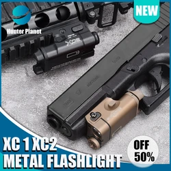 Mini lanterna LED para caça, arma tática SF arma luz, lâmpada de reconhecimento, Suref XC1, XC2, Glock 17, 18, 19, 22