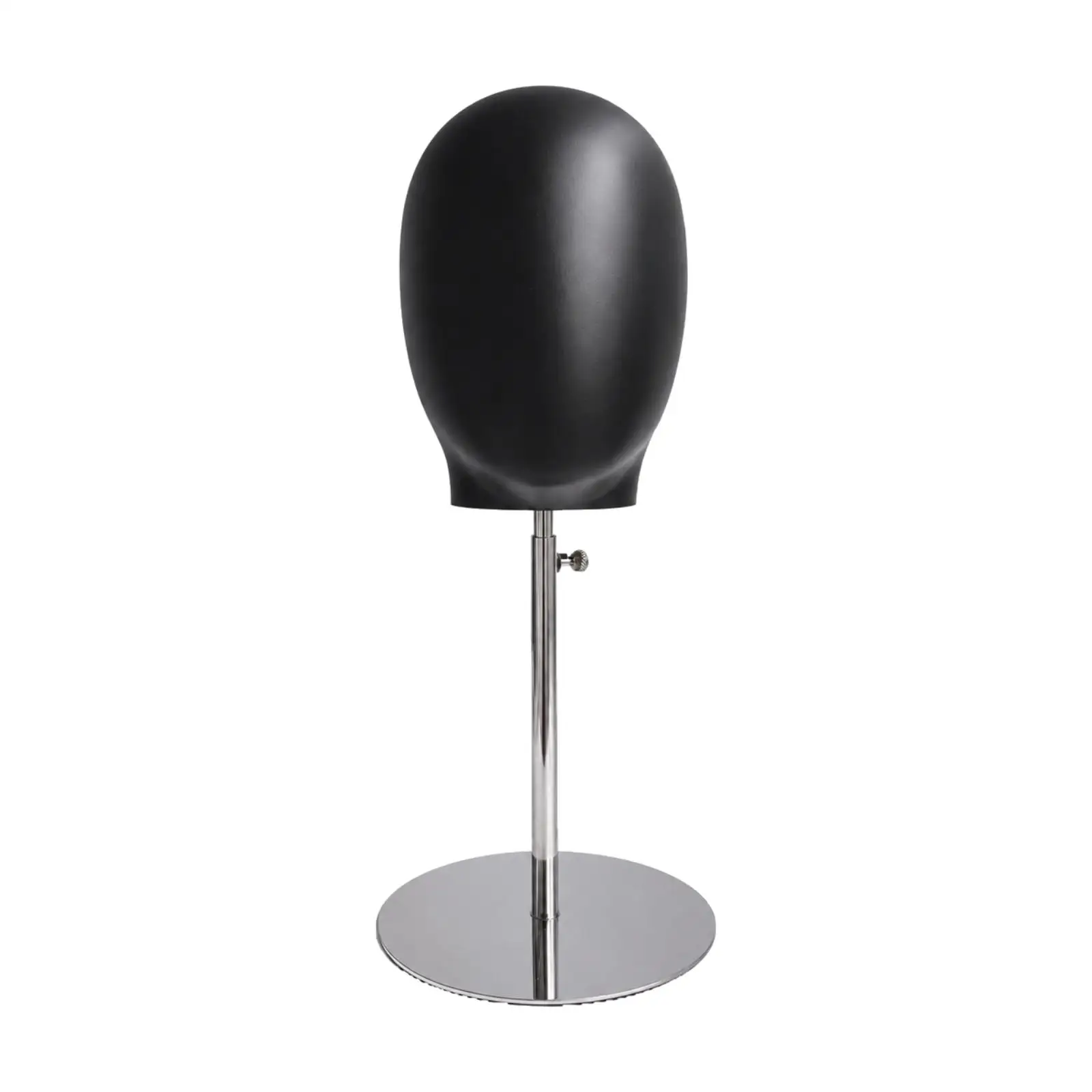 Hat Mannequin Display Stand with Adjustable Height and Smooth Head Form for Caps and Fedora Showcase