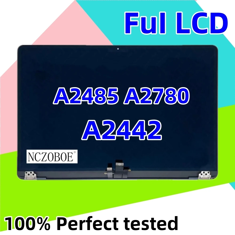 A2780 NCZOB A2442 A2485 A2780 Laptop LCD Screen Display Assembly For macbook Air  Retina LCD Panel Assembly Replacement Parts