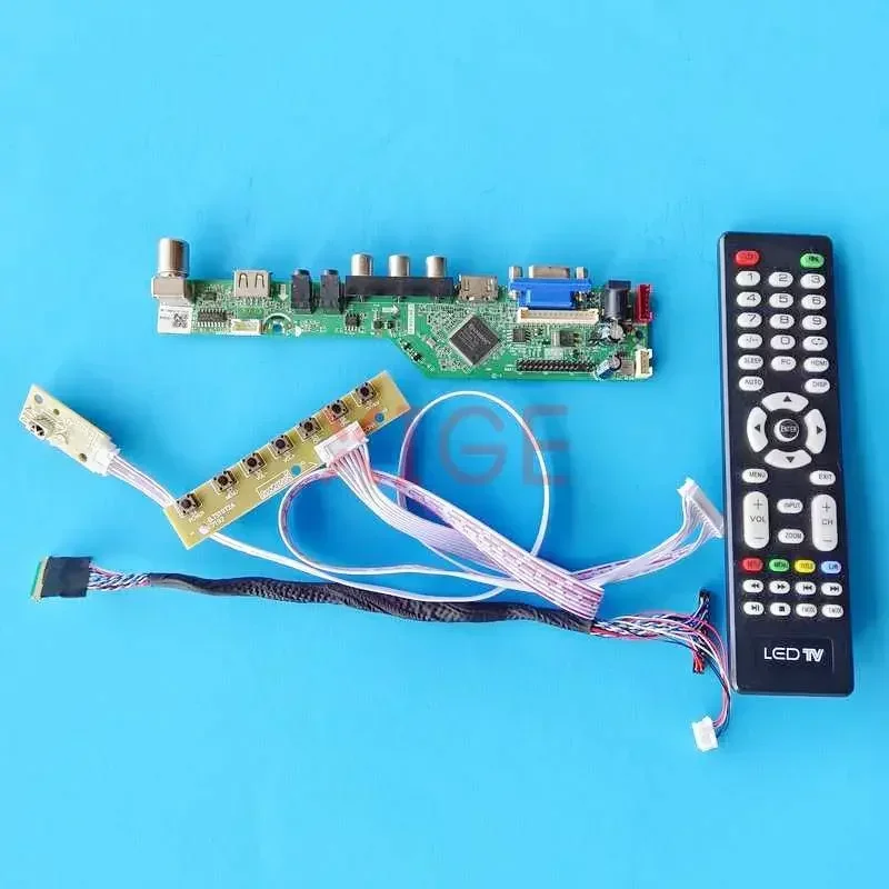 Kit DIY Driver Controller Board For LTN140AT22-P02 LTN140AT26-804 40Pin LVDS HDMI+VGA+AV+USB 14