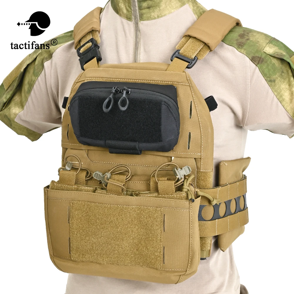 Tactical FCPC FCSK Adapt Admin Panel General Pouch Thermoplastic Tab Mini EDC Storage For Plate Carrier Chest Rig Hunting Vest