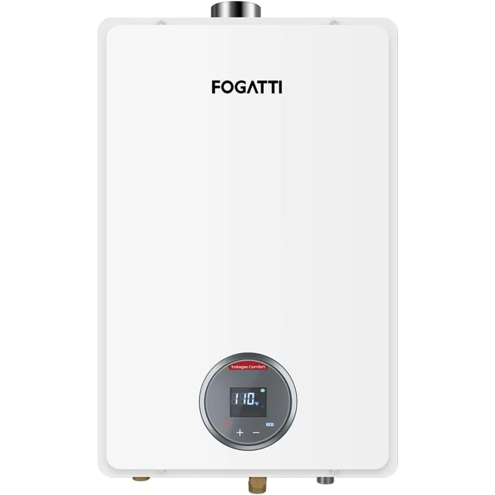 

Natural Gas Tankless Water Heater, Indoor 7.5 GPM, 170,000 BTU White Instant Hot Water Heater, InstaGas Comfort 170 Series