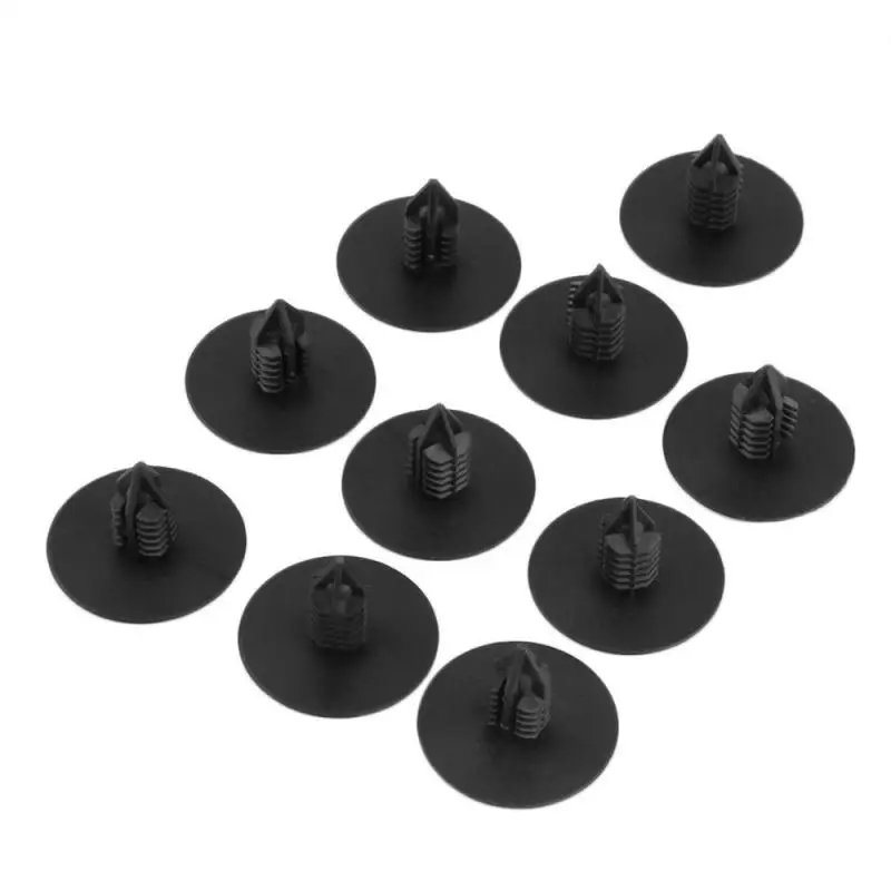 1~10PCS Black Plastics Wheel Arch Lining Splash Guard Trim Clips For Clio MK2 Scenic Megane Car Styling Fender