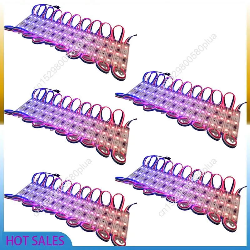 

AB31-Colorful RGB 3 LED Modules 5050 Waterproof IP68 DC12V For High Brightness Channel Letters