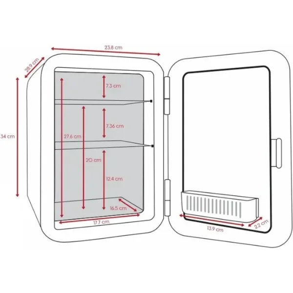 ثلاجة صغيرة محمولة ، 12 فولت ، مبرد ، أدفأ ، طعام ، مشروبات ، العناية بالبشرة ، غرفة نوم ، سيارة ، مكتب ، غرفة نوم ، غرفة نوم ، 10 لتر