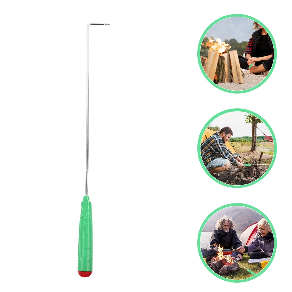 Fireplace Pokers Camping Briquette Hook Indoor Reusable Outdoor for Pit Plastic Tool