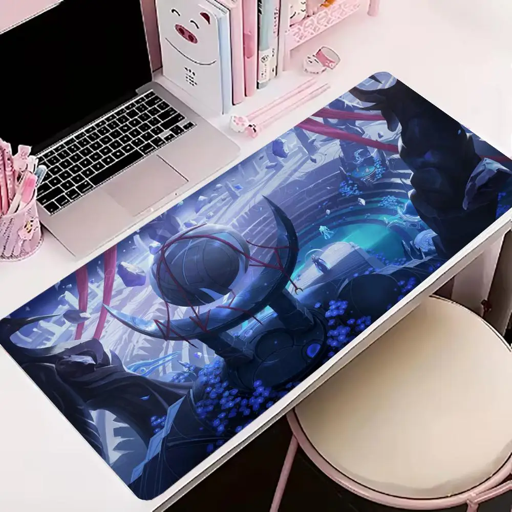 

Коврик для мыши Runeterra Legends, большой резиновый коврик для игровой мыши с замком, настольный коврик, офисный коврик для мыши, высококачественный коврик для компьютерной мыши