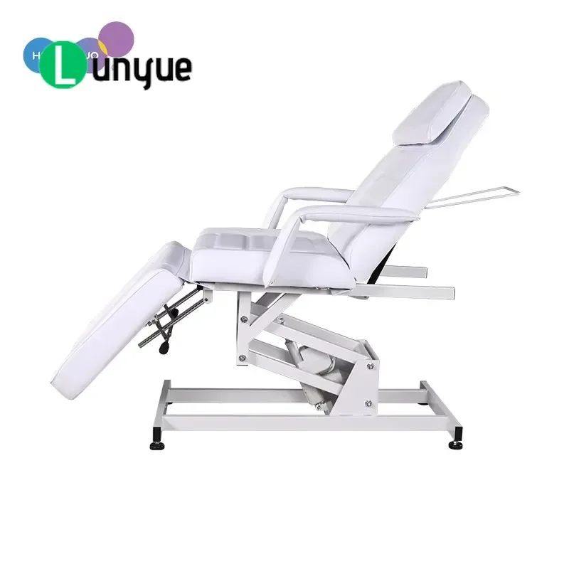 Electric Facial Treatment Bed Adjustable Beauty Table Chair PVC Synthetic Leather For Spa Clinic Professional Use