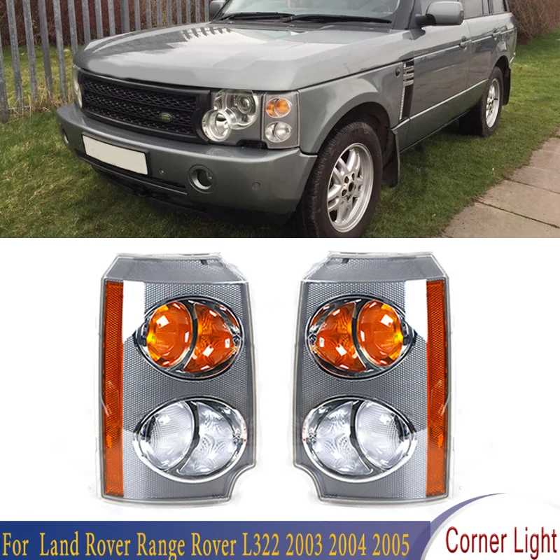 

Front Bumper Headlight Side Corner Turn Signal Light Indicator Lamp Euro Style For Land Rover Range Rover L322 2003 2004 2005