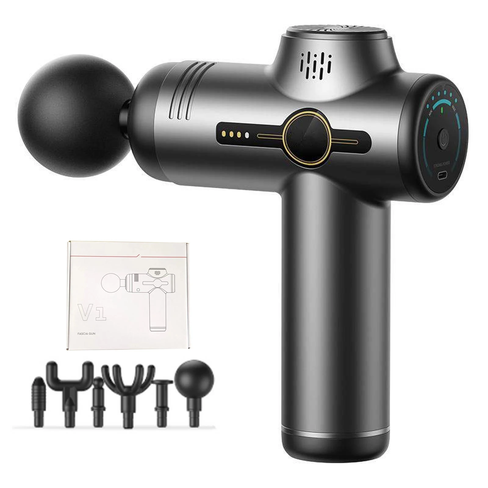 Mini Fascial Gun, Cordless Handle, Sports Percussion, Deep Tissue, Muscle Vibration, Body Massage, 2026 Bestselling