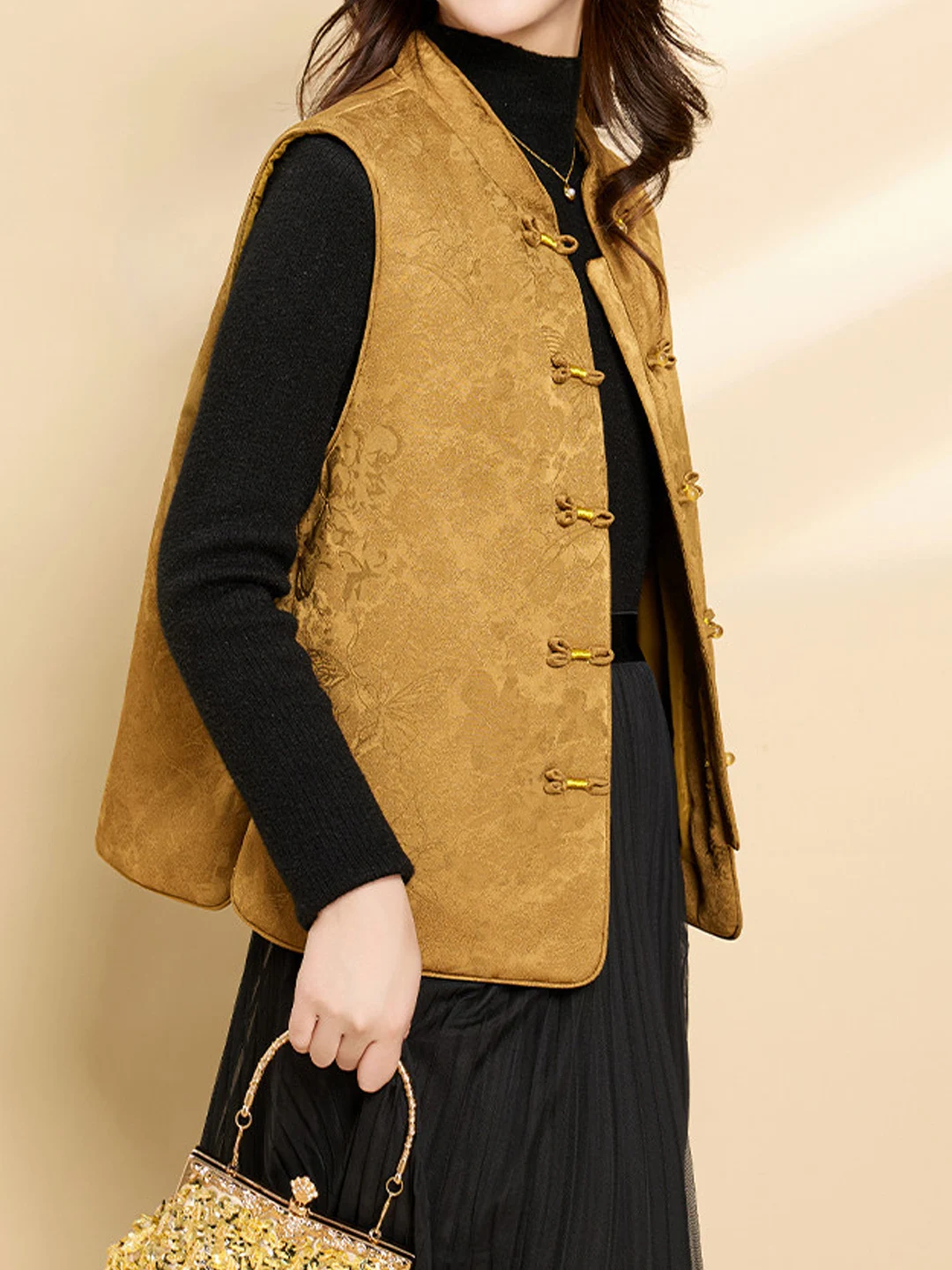 Nieuwe Chinese Sle Young Faionable Vest vrouwen Winter High End Merk ular Vest Jaet Bovenkleding Trendy Katoenen Kleding