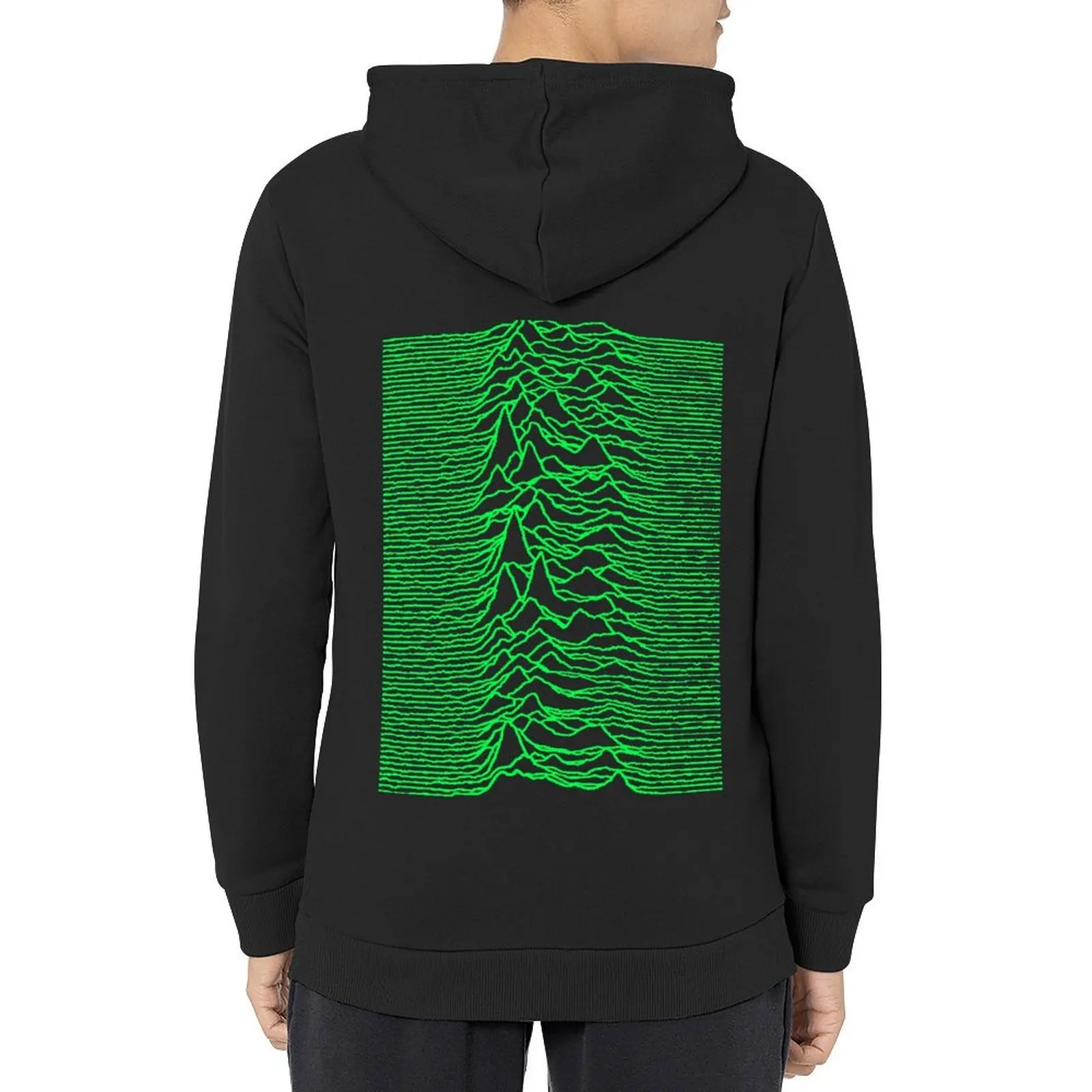 

Unknown Pleasures in Green Hoodie men's winter sweater fashion men autumn jacket men big size hoodie