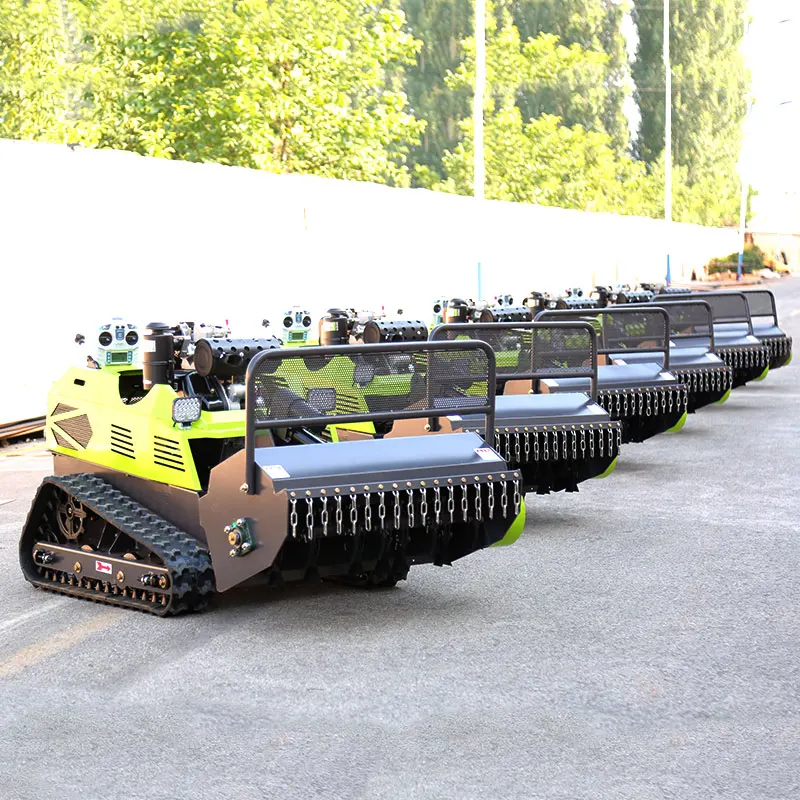 الملاحة جزازة العشب الذكية الروبوتية ذاتية الدفع الصناعية الصف 24 فولت ماكينة تشذيب العشب الأوتوماتيكية اللاسلكية محرك 173cc