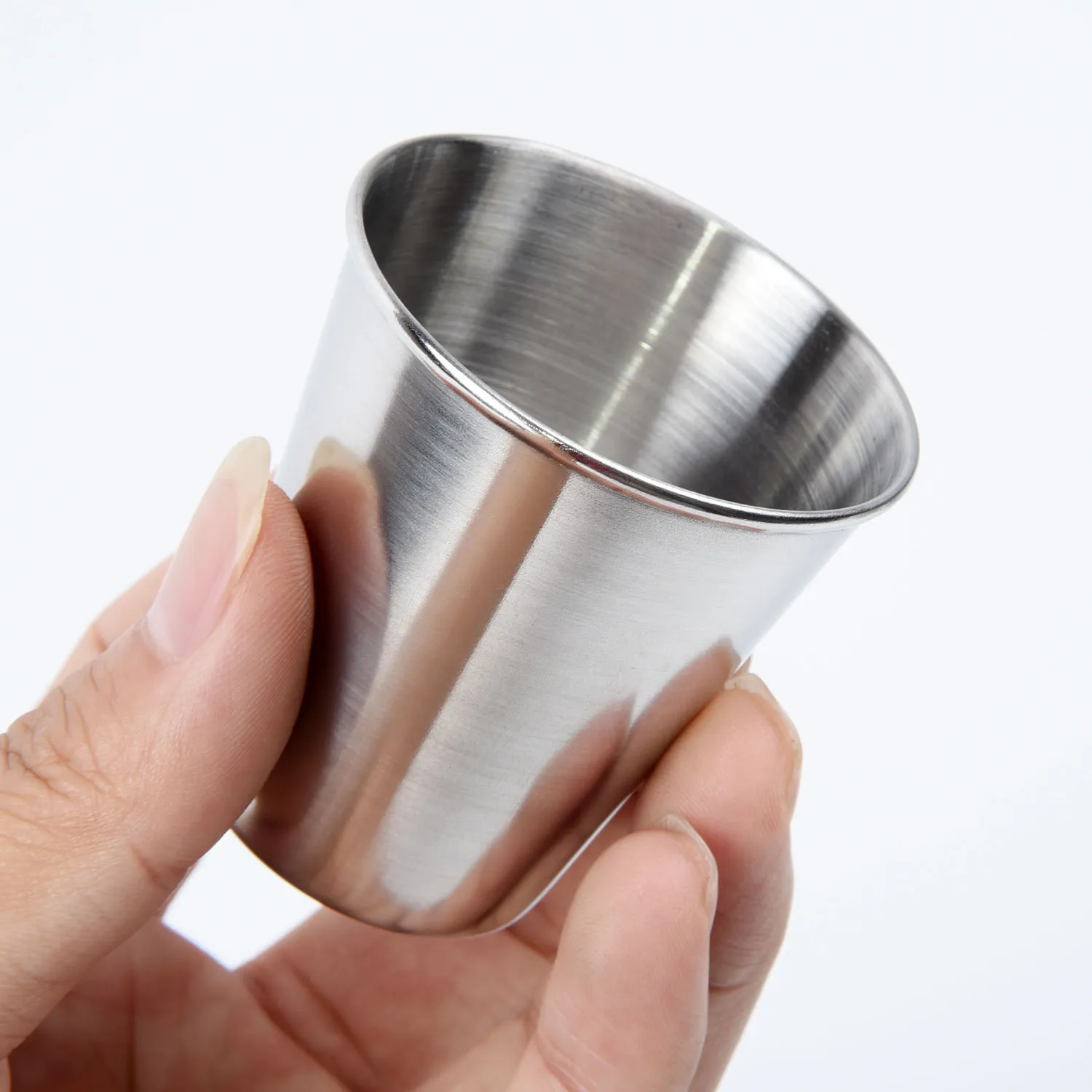 

Stylish Stainless Steel 320ml Beverage Cup for For bar and Coffee Shop Compact Design Polished Interior and Exterior