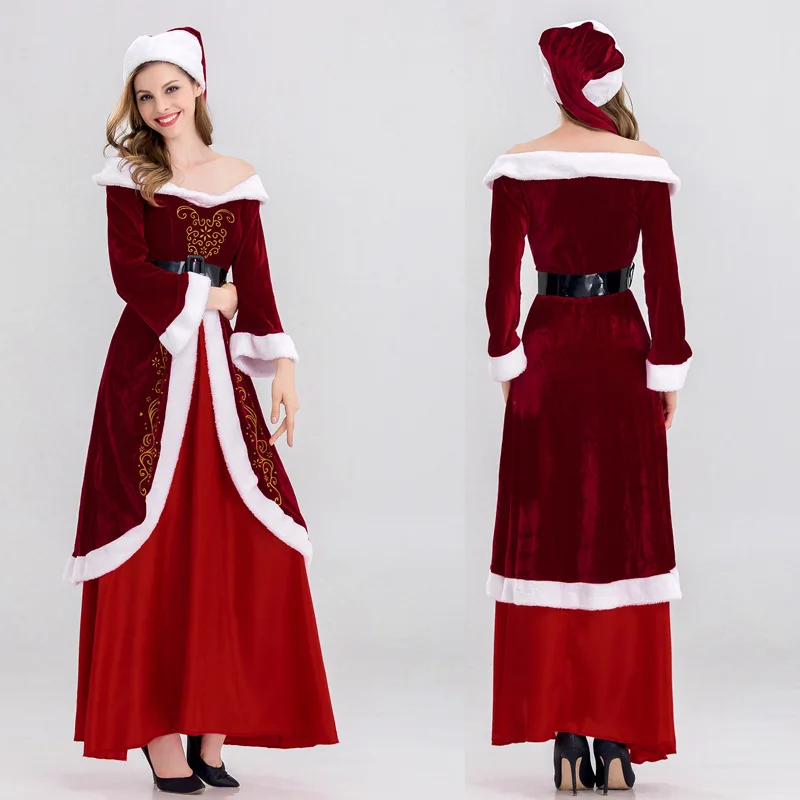 Weihnachtskostüme Weihnachtskönigin Kleid Kostüme Cosplay Kostüme Partykostüme