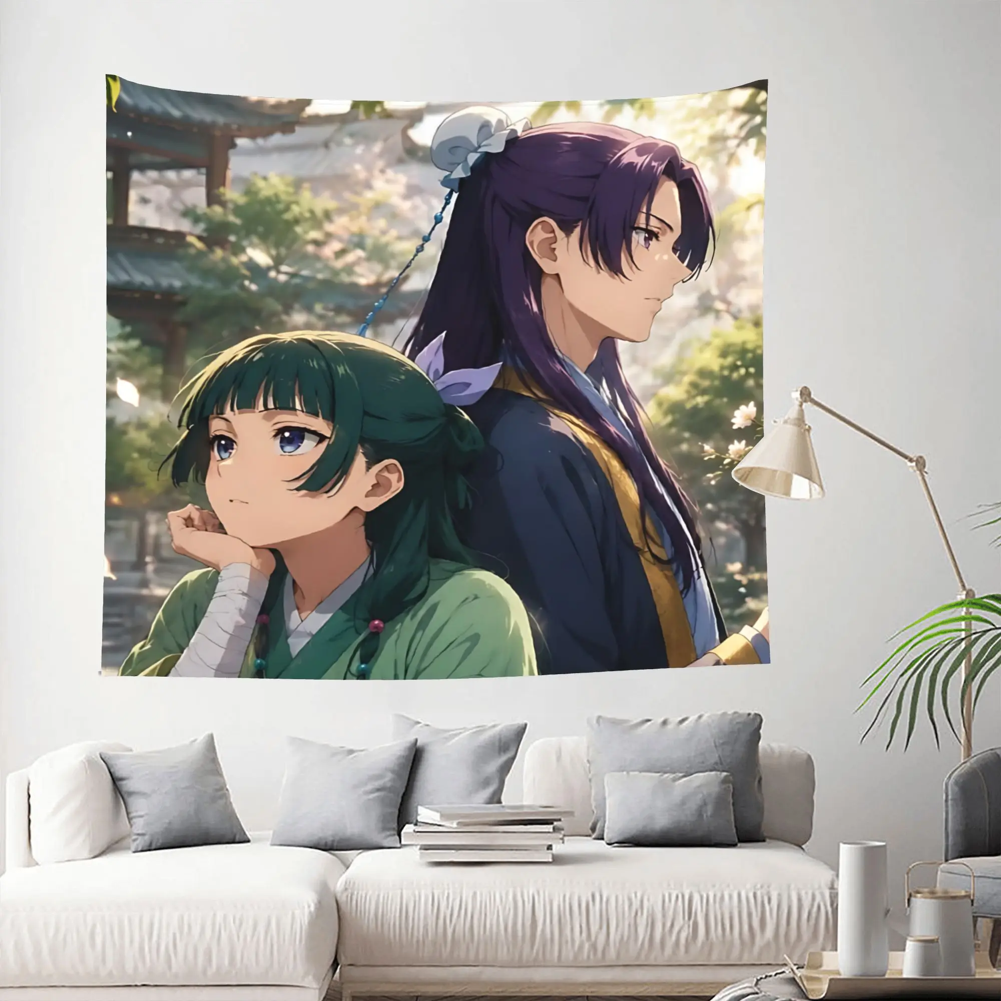 Customized The Apothecary MAOMAO cutecore Tapestry Bedroom Decoration  Wall Hanging Blanket Tapestry Cool Stuff For Room