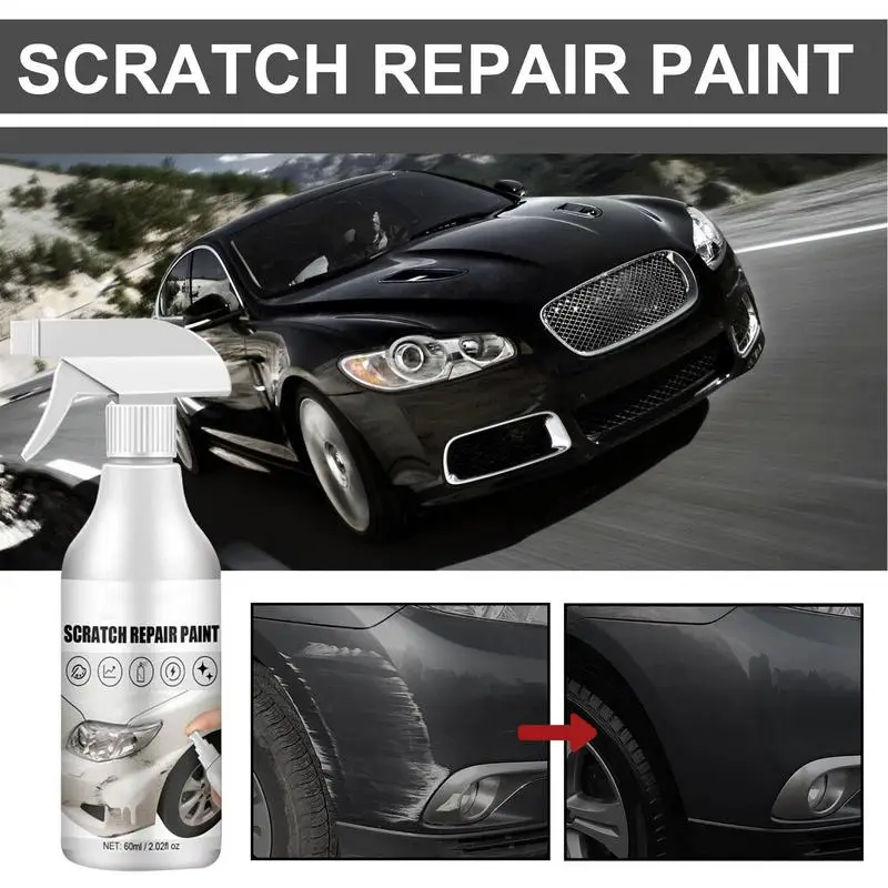 Car Scratch Repair Spray Black & White Car Scratch Removal Paint Spray Car Restoring Scratch Repair Polishing Agent Car Supplies