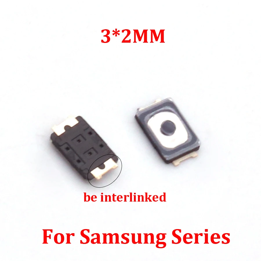 10-100pcs 3*2MM Power Switch Volume Button Key For Samsung A10S/A20S/A10/A20/A30/A40/A50/A50S/A31/A51/A71/A70/A21S/A30S/A32/A42