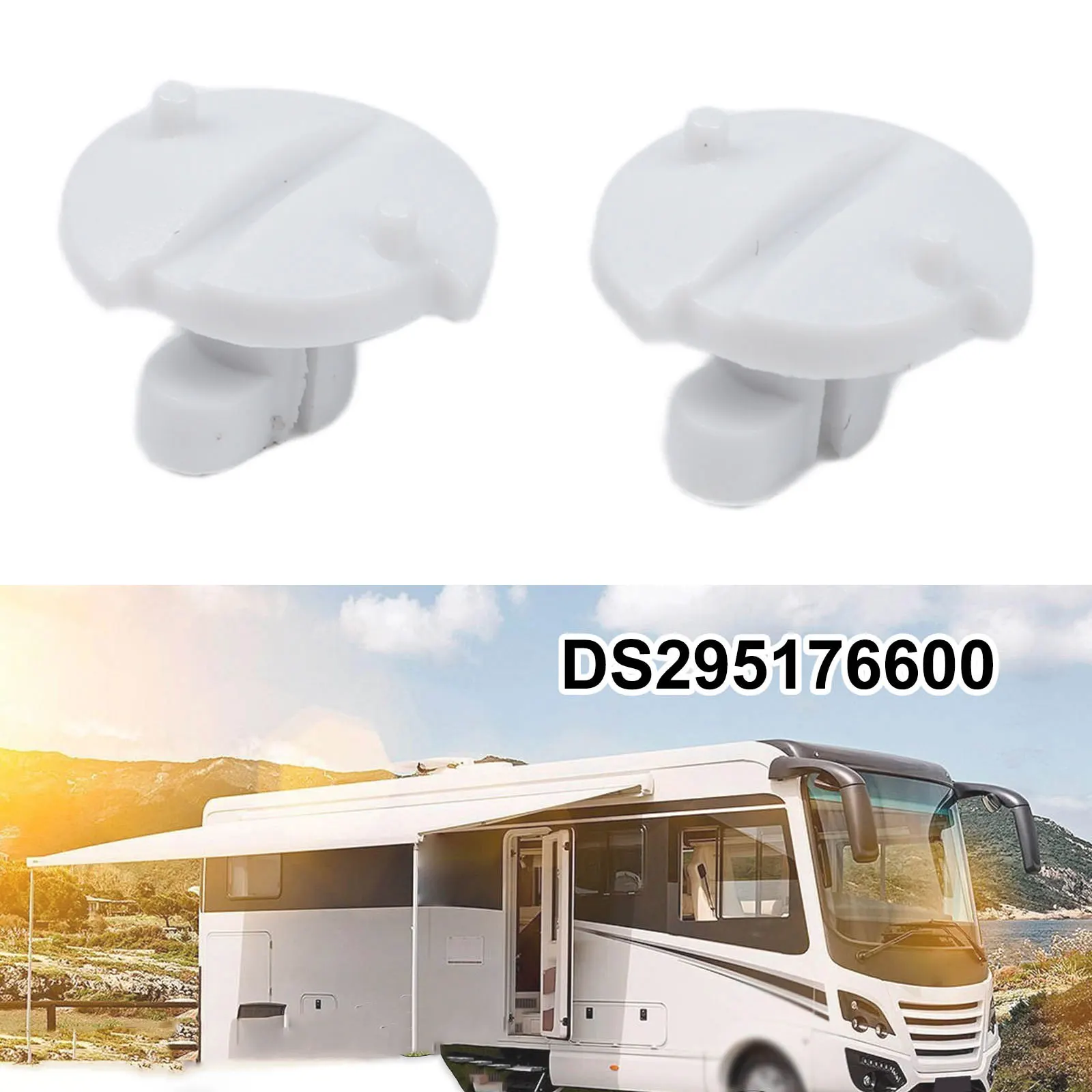 

2 Pack ABS Fridge Closing Clip For Dometic For Caravan For Motorhome RV Refrigerator Lock DS295176600 RV Parts