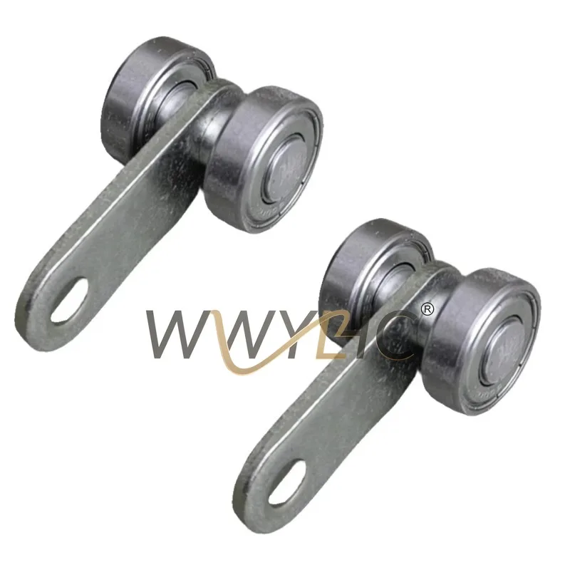 2 Wheel Sliding Door Rail Pulley for 1-5/8