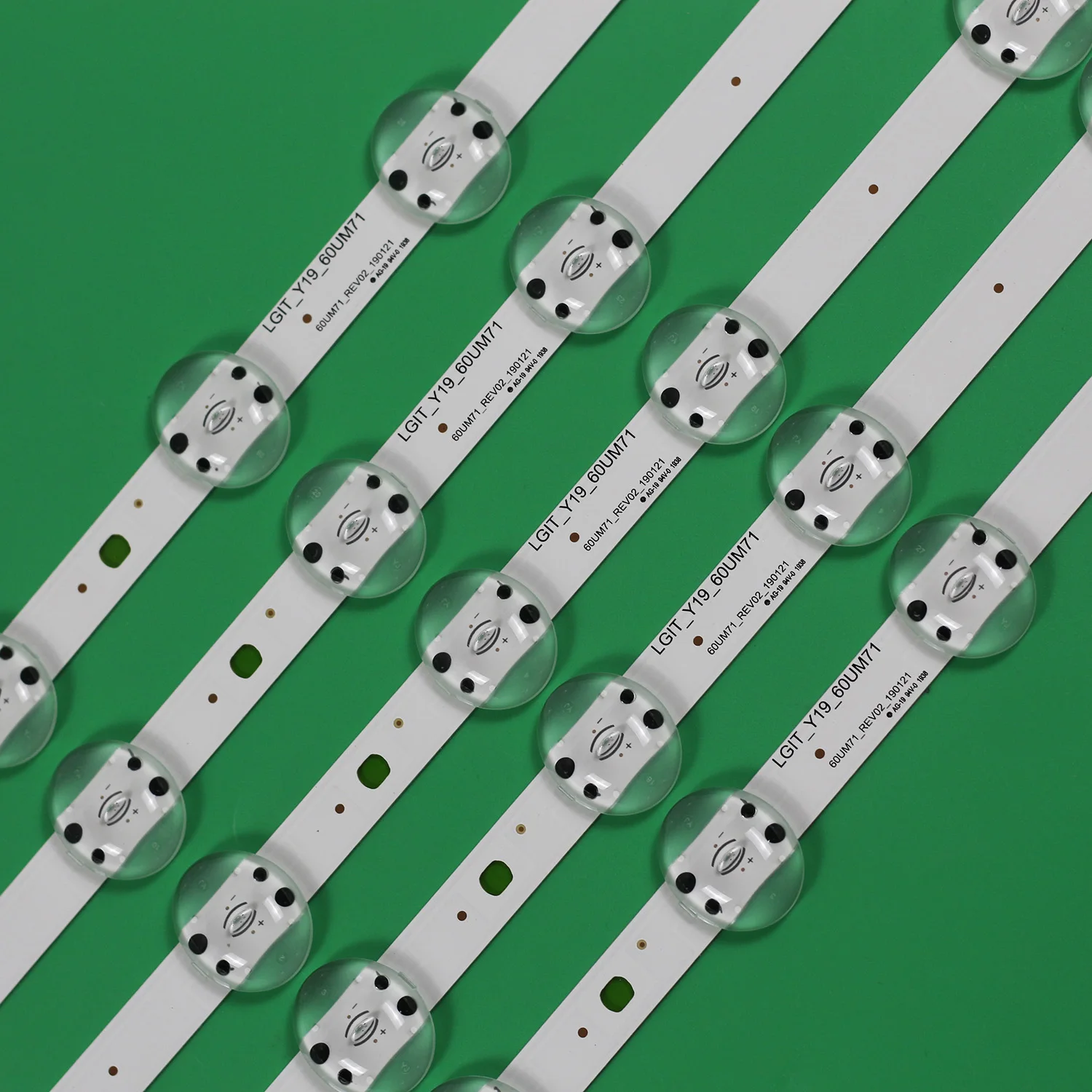 5pcs/set LED strip for 60UN71006LB 60UM71007LB 60UM7100PLB 60UM6950DUB 60UM6900DUB L IT_Y19_60UM71 EAV64732901 NC600DQE-VSHP1