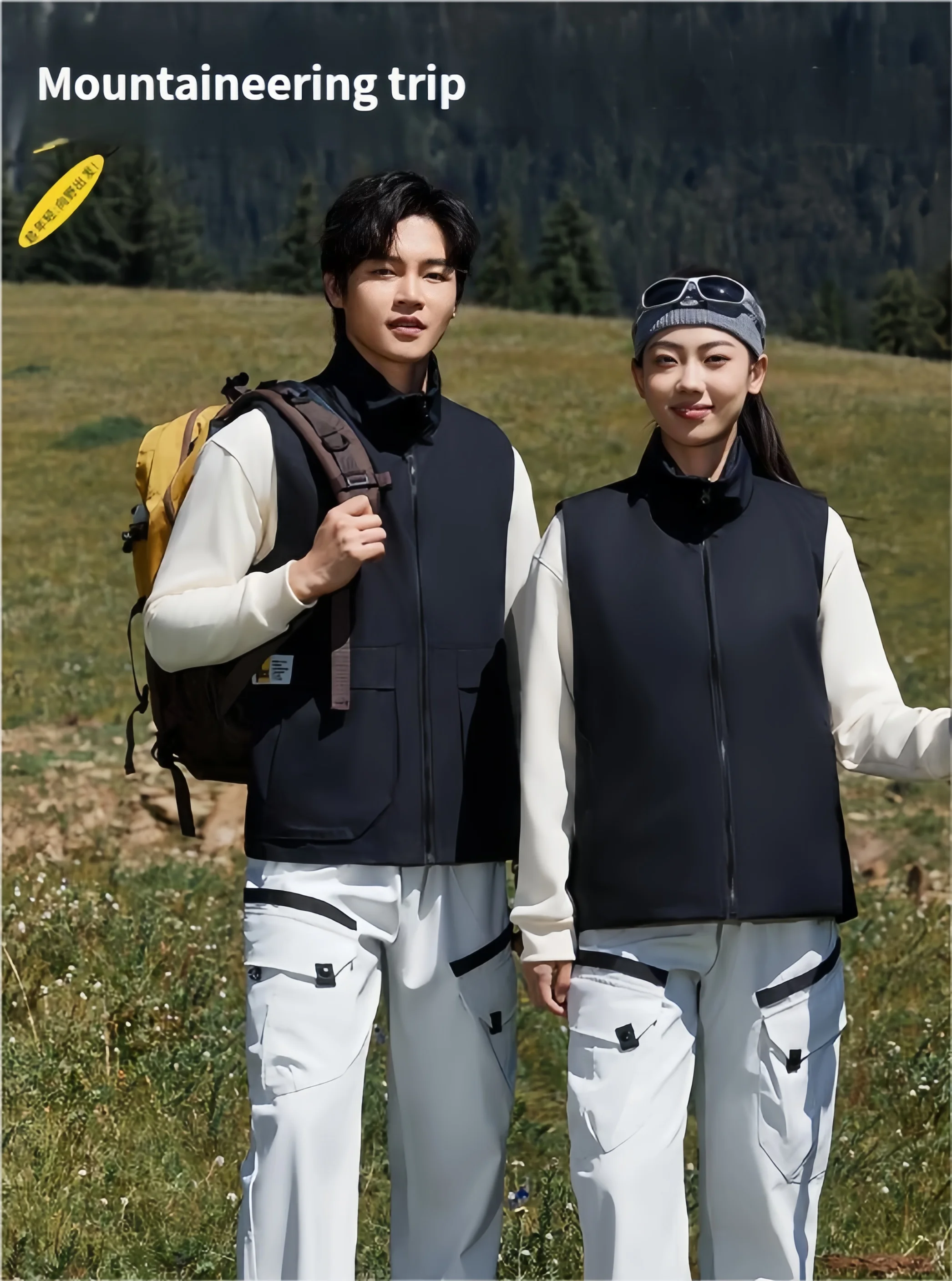 Novo dupla face usar jaqueta fina gola colete para homens e mulheres casual moda tamanho grande juventude primavera outono colete