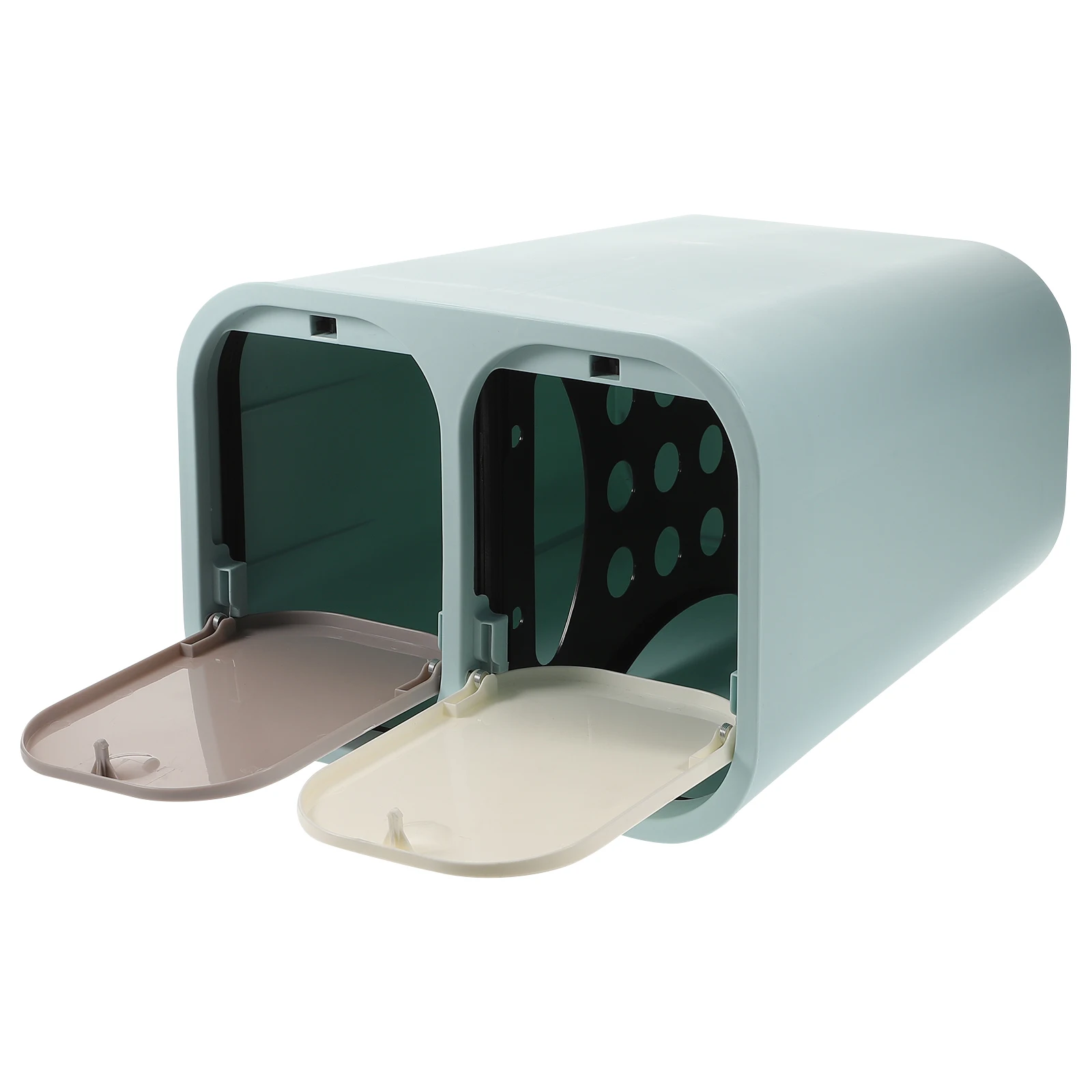 

Dry Wet Classified Trash Can Dual Compartment Large Capacity Household Waste Bin Kitchen Bedroom Living Room Rubbish Container