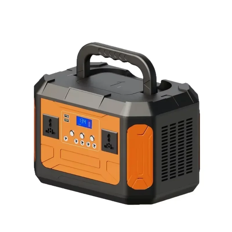 1000W Lithium Ion Portable Power Station with Pure Sine Wave Inverter MPPT Controller Solar Panel Flashlight for Camping