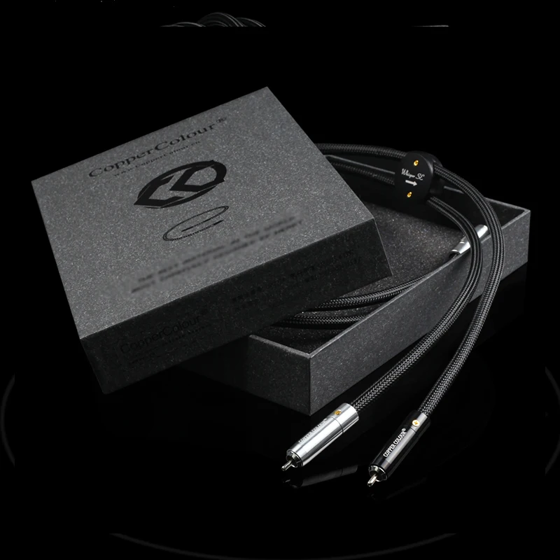 High fidelity silver alloy conductor for FULLY balanced signal cable CopperColour CC Whisper SE