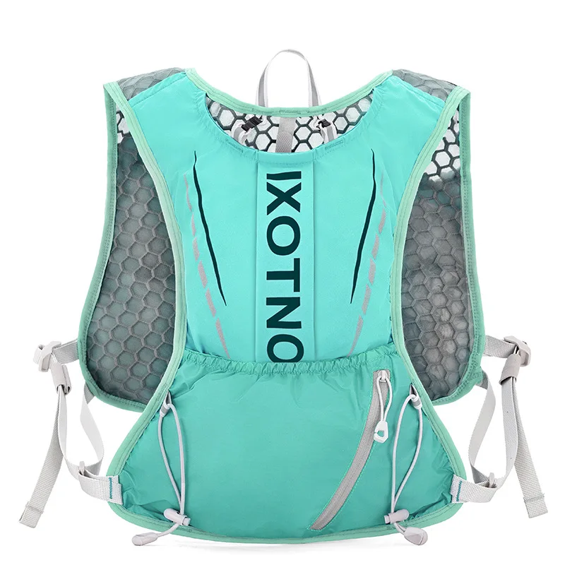 תרמיל ריצה קלה של תרמיל לחות אפוד שביל ריצה אפוד עבור נשים גברים אולטרה קל במיוחד וניידת 5l קיבולת התייבשות